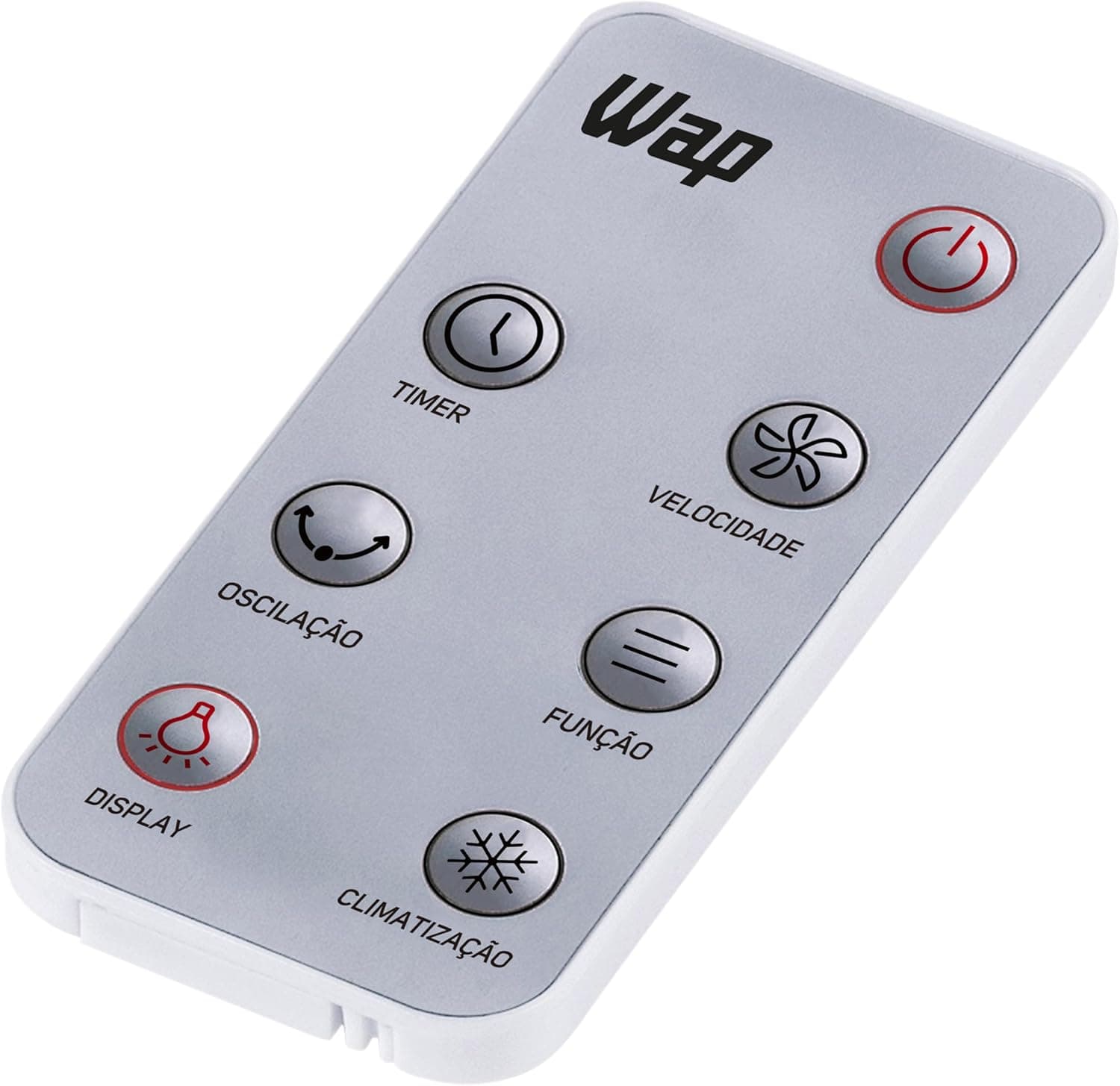 WAP Climatizador de Ar Torre CONTROL DIGITAL 3 em 1 - Climatiza, Umidifica e Ventila, Painel Touch, Controle Remoto e Blocos para Congelamento 220V