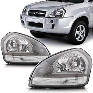Farol Dianteiro Tucson 2004 2005 2006 2007 2208 2009 2010 2011 2012 2013 2014 2015 2016 2017 Cristal - UNIDADE Lado:ESQUERDO (Motorista)