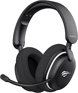 Fone de ouvido gamer Havit Fuxi H7SE sem fio com microfone destacável