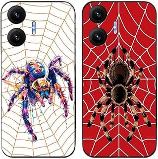 Capa de celular com design de aranha vermelha para Xiaomi Redmi Turbo 4 Pro e Poco F7 5G