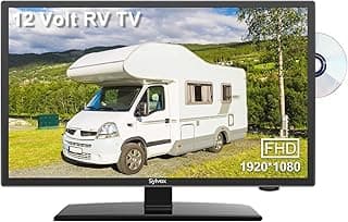 Smart TV SYLVOX de 22 polegadas para motorhome com resolução FHD 1920x1080