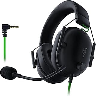 Fone de ouvido para jogos BlackShark V2 X com microfone, som surround 7.1, drivers de 50 mm Razer