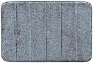 Tapete de banheiro super macio cinza 60x40cm
