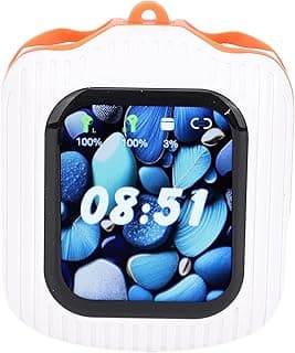 Fones de Ouvido Keenso Bluetooth 5.4 com Cancelamento de Ruído e Tela LCD Branco
