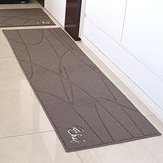 Tapete de Cozinha 100% Polipropileno Retangular Base Antiderrapante Vizapi Chef 50x160cm Castor