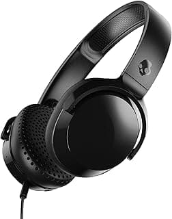 Fone de Ouvido Skullcandy Riff com Fio On-Ear Preto