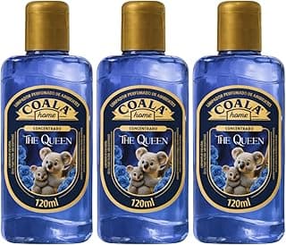 Kit 3 Limpadores Perfumados Concentrados Coala The Queen 120ml cada – Limpeza e Perfumação Duradoura para Ambientes