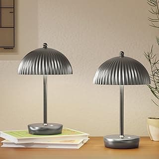 Candeeiro de mesa de tripé, luminária de cabeceira pequena e fofa com abajur bege de linho, luminária de mesa de cabeceira para berçário, quarto, quarto de criança, sala de estar, base de