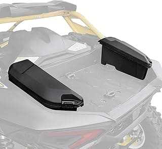 Caixas de armazenamento laterais traseiras pretas de 13,5 L para Can-Am Maverick R