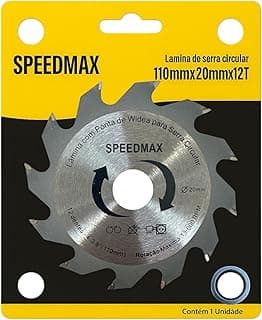 TNT Disco de Serra Circular para Madeira de 110mm com 12 Dentes