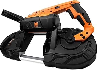 Serra de fita portátil WEN 94396, 10 Amp, 12,7 cm, velocidade variável para corte de metal