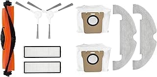 Kit de reposição para aspirador de pó Xiaomi Vacuum X10 com escovas, filtros e sacos coletores