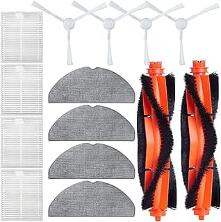 Kit de acessórios para aspirador de pó robô Xiaomi S20 com escovas e filtros
