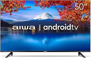Smart TV Aiwa 50”, Android, 4K, Borda Ultrafina, HDR10, Dolby Áudio - AWS-TV-50-BL-02-A