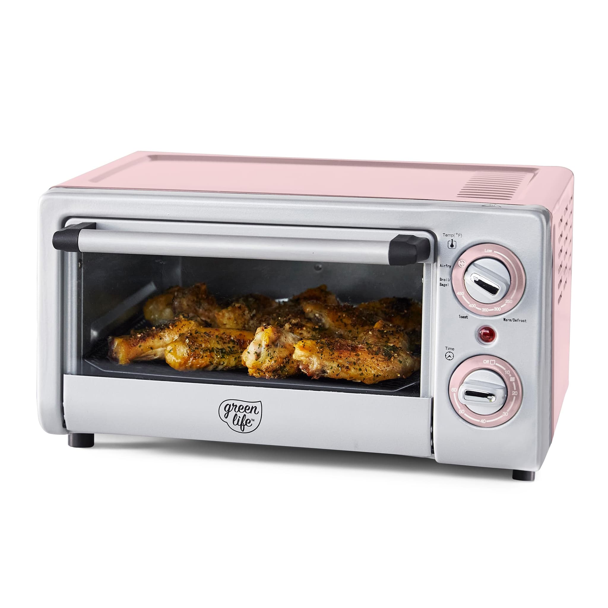 Forno Air Fry Greenlife Antiaderente Cerâmica Rosa