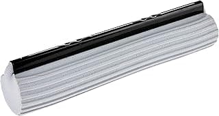 Refil para mop Flash Limp em forma de L, cinza e preto, microfibra, limpeza geral