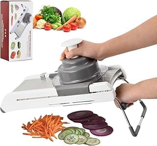 Cortador de legumes multifuncional de aço inoxidável para fatiar, ralar e picar