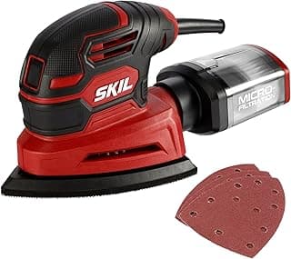 Lixadeira SKIL SR250801 com cordão, inclui 3 peças de papel de lixamento