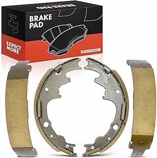 A-Premium Conjunto De Lonas Freio A Tambor Cerâmica Traseiras Compatíveis Com Modelos Selecionados Da Ford E Mazda - Ranger 1995-2009, B2300 2001-2010, 1995-1997, B2500 1998-2001, B3000 1995-2008, B