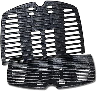 Grelhas de churrasqueira em ferro fundido preto para Weber Q100 Q1000 Q1200 Q1400