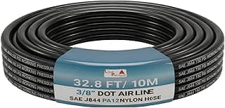 Mangueira de ar de nylon 3/8 DOT 10 metros
