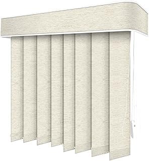 Persiana Vertical Natural - 1,40m Larg X 1,50m Alt - Tecido Blackout - Persianet
