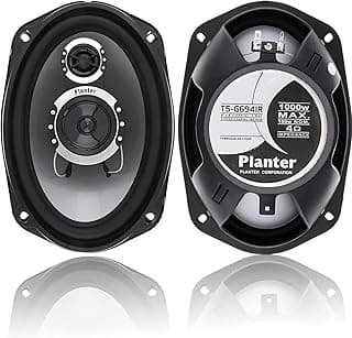 Alto-falantes estéreo para carro Planter TS-G6941R, 6x9 polegadas, 2 vias, 1000w max, preto