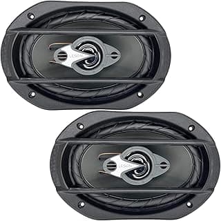 Par de Alto Falantes 6x9 Polegadas Triaxial Diamond LD-69TX 320W 4Ohms Leson - 2LS110069