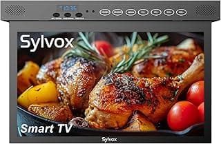 Smart TV Sylvox Flip Down Google TV com Rotação 360 Graus 39.6 cm Preto