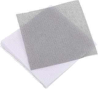 25 pacotes de malha de forro de rede de gaze de jardinagem para vasos de flores | Tela de vedação de solo de 10 x 10 cm para vazamento e promoção da drenagem | para barreira de poliéster