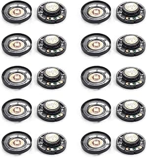 20 alto-falantes magnéticos internos redondos 29 mm diâmetro 9 mm altura