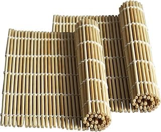 Happy Sales HSSM-NAT01, tapete de bambu natural com 2 peças