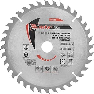 MTX Disco Serra Circular 230 mm × 25,4 mm × 36 Dentes – Madeira Macia, Dura, MDF e Compensado
