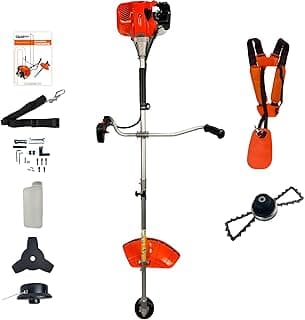 Roçadeira Bipartida Gasolina 2,5HP 52cc Profissional Incluso Carretel com Corrente Carbon Fak