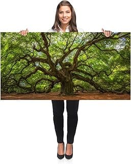Quadro decorativo grande com árvore da vida para quarto, hall ou escritório