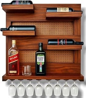 Adega de Parede Barzinho Madeira Vinhos Whisky Bebidas