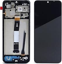 montagem de tela LCD e digitalizador para Xiaomi Redmi 12C/Redmi 11A/Poco C55 preto