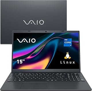 Notebook VAIO FE15 cinza grafite, Intel Core i7, 16GB, 512GB SSD, tela 15,6'' Full HD, Linux