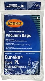 12 sacos de vácuo Eureka Style PL para alergias