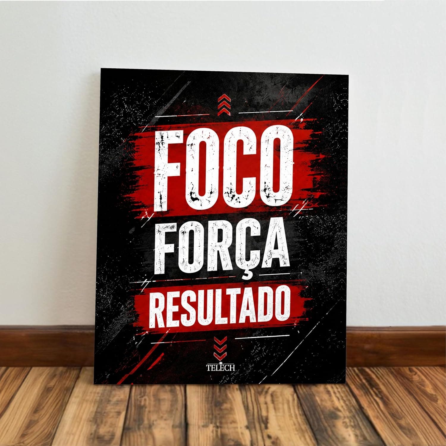 Kit3 Quadro Decorativo Academia Musculação Gym Crosfit Fitness Treino e2 (28x20cm)