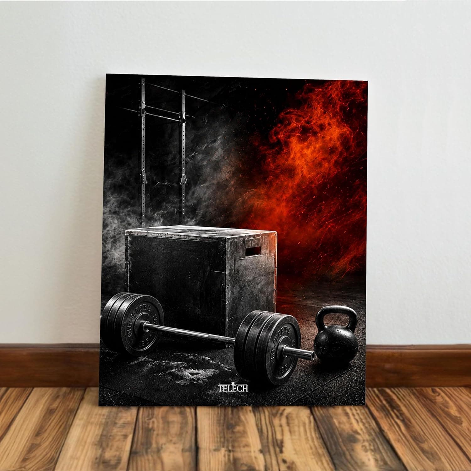 Kit3 Quadro Decorativo Academia Musculação Gym Crosfit Fitness Treino e1 (28x20cm)