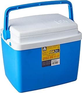 Caixa Térmica, 6 Litros, com Alça e Suporte, Azul, Bel