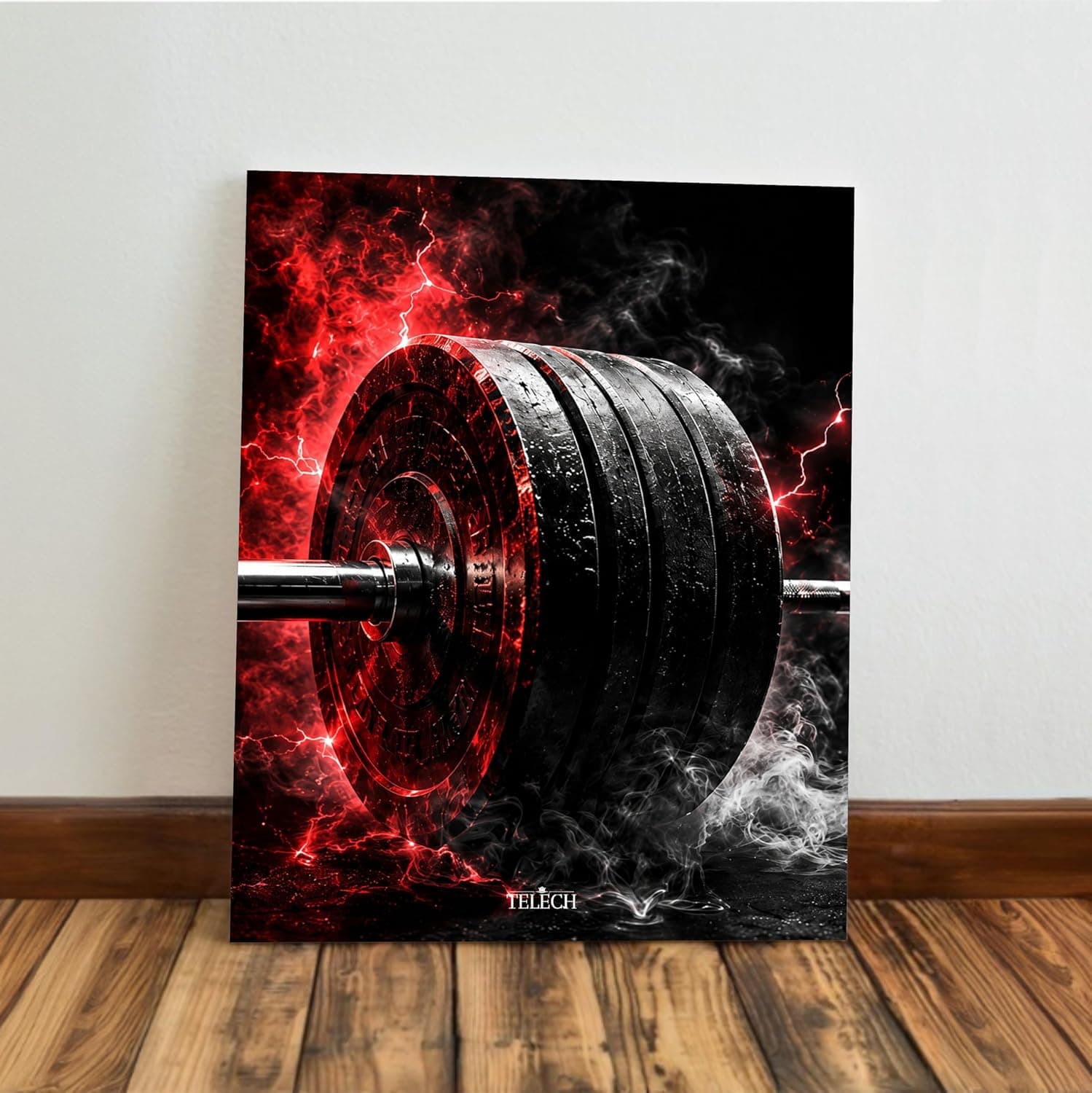 Kit3 Quadro Decorativo Academia Musculação Gym Crosfit Fitness Treino e2 (28x20cm)