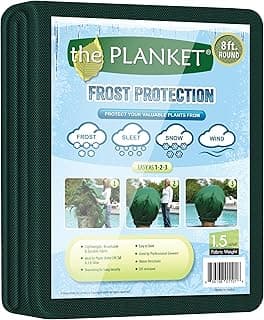 Capa de proteção para plantas The Planket, 2,4 m de diâmetro, proteção contra geada, neve, vento e chuva