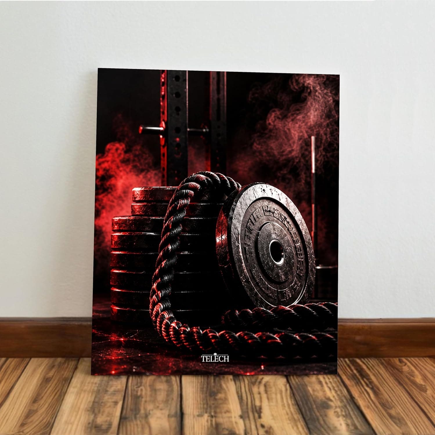 Kit3 Quadro Decorativo Academia Musculação Gym Crosfit Fitness Treino e2 (28x20cm)