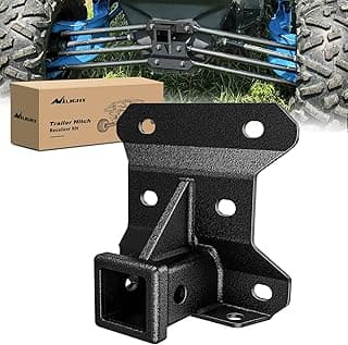 Nilight Kit receptor de engate de reboque de para-choque traseiro de 5 cm compatível com Can Am Maverick X3/2017+ Can Am Maverick Turbo/Max Turbo/X DS/X RS Turbo, 92227B