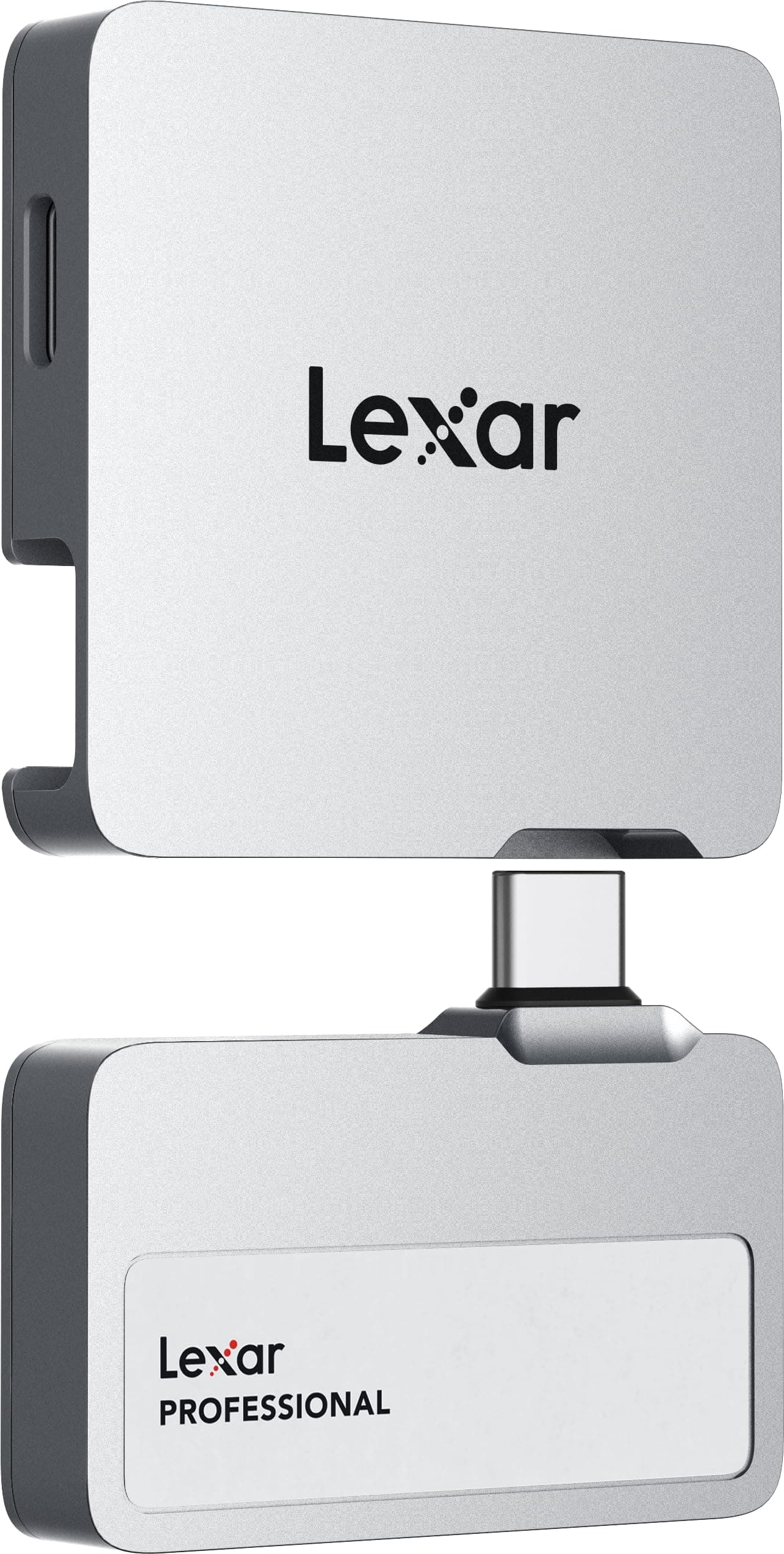SSD Portátil Lexar Professional Hub Integrado 1 TB Branco USB 3.2 Gen 2 Compatível Iphone 15 PC Mac