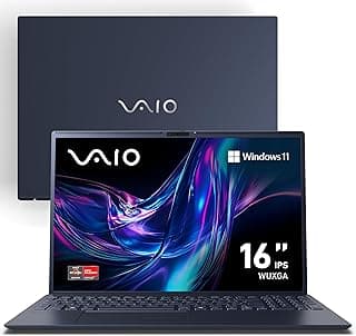 Notebook VAIO FE16 16 polegadas aberto com tela Windows 11
