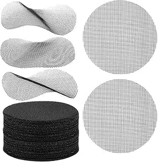 50 peças de almofada de malha para vaso de flores de 10 cm, telas de drenagem de malha de bonsai redondas de polietileno, vaso de drenagem, malha de drenagem, vaso de flores, almofada de malha