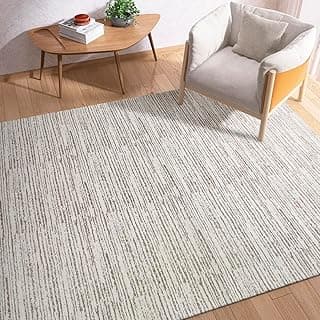 Tapete de sala Boho antiderrapante 2,00m x 1,40m cinza e branco